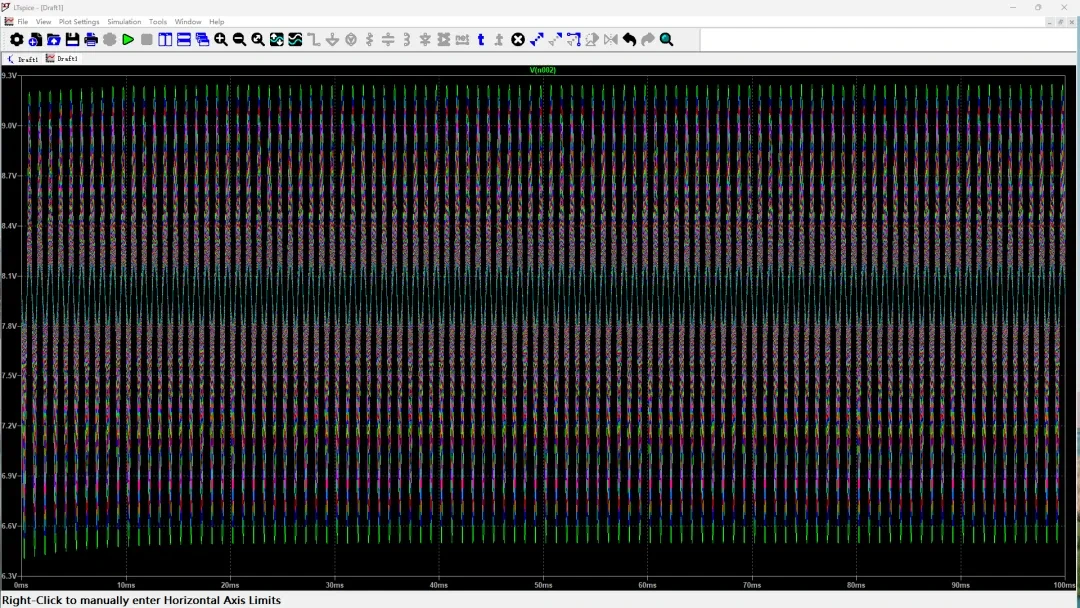 图1.2.1 不同输入电阻对应的输出信号