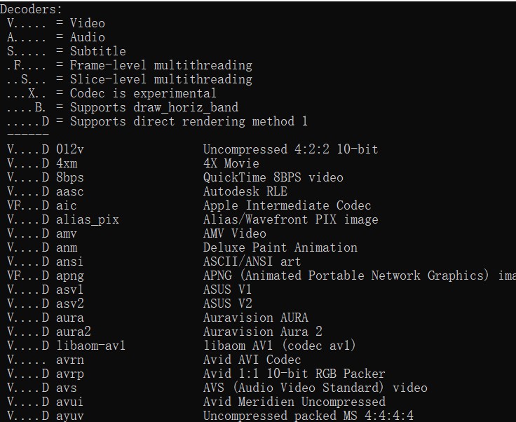 音视频开源基础 - ffmpeg命令