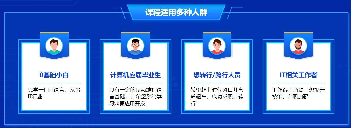 达内鸿蒙开发培训课程适用人群