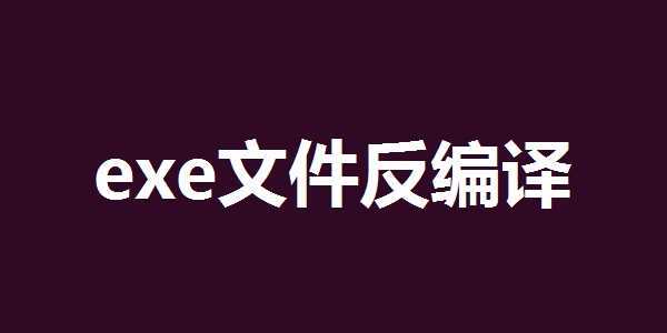 exe文件反编译截图