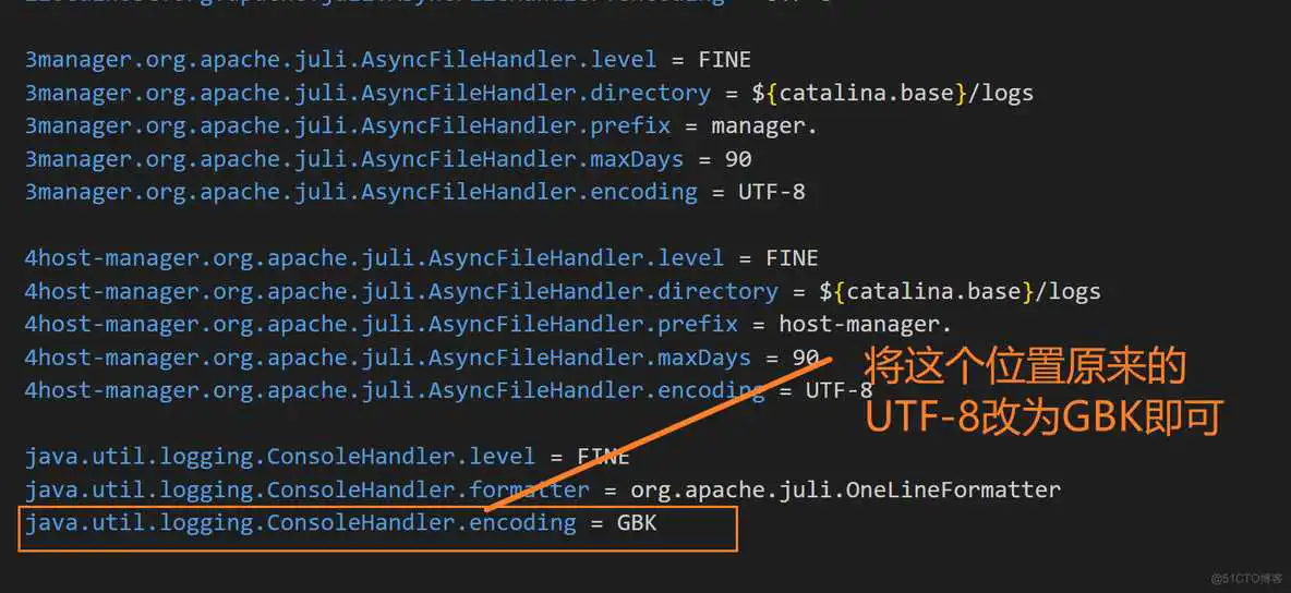 解决apache-tomcat安装成功之后运行startup.bat之后闪退以及解决闪退后的乱码问题_闪退_12