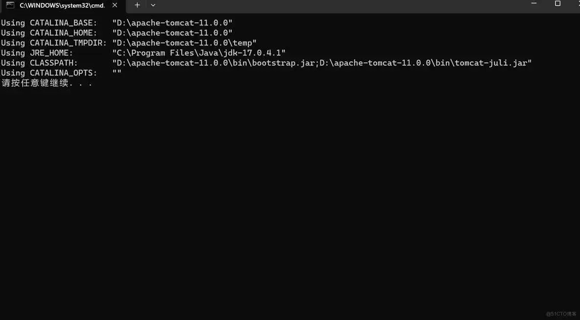 解决apache-tomcat安装成功之后运行startup.bat之后闪退以及解决闪退后的乱码问题_环境变量配置_09