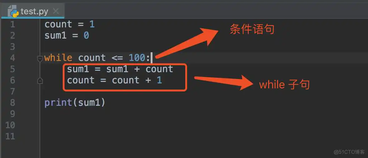 python循环加法1到100偶数_迭代_06