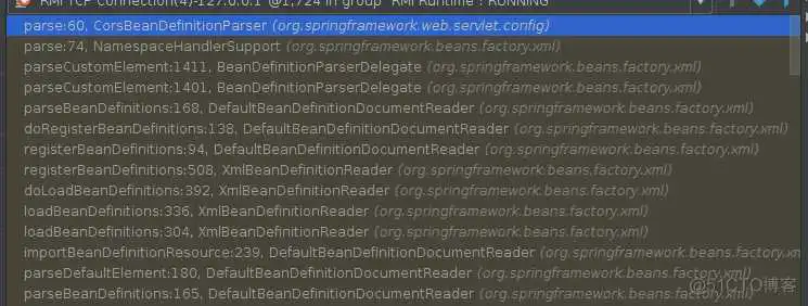 CorsBeanDefinitionParser的调用栈 spring设置跨域不起作用_测试_02