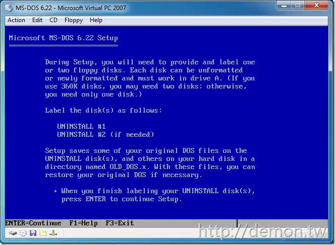 uninstall disk dos2unix centos安装 如何安装dos6.22_dos2unix centos安装_04