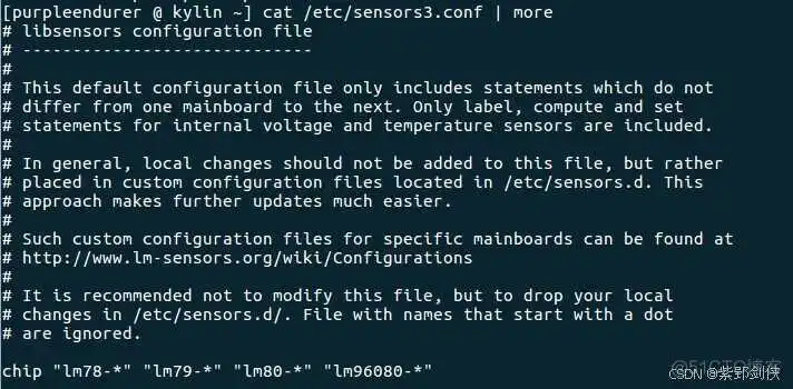 Linux shell编程学习笔记86:sensors命令——硬件体温计_linux_02