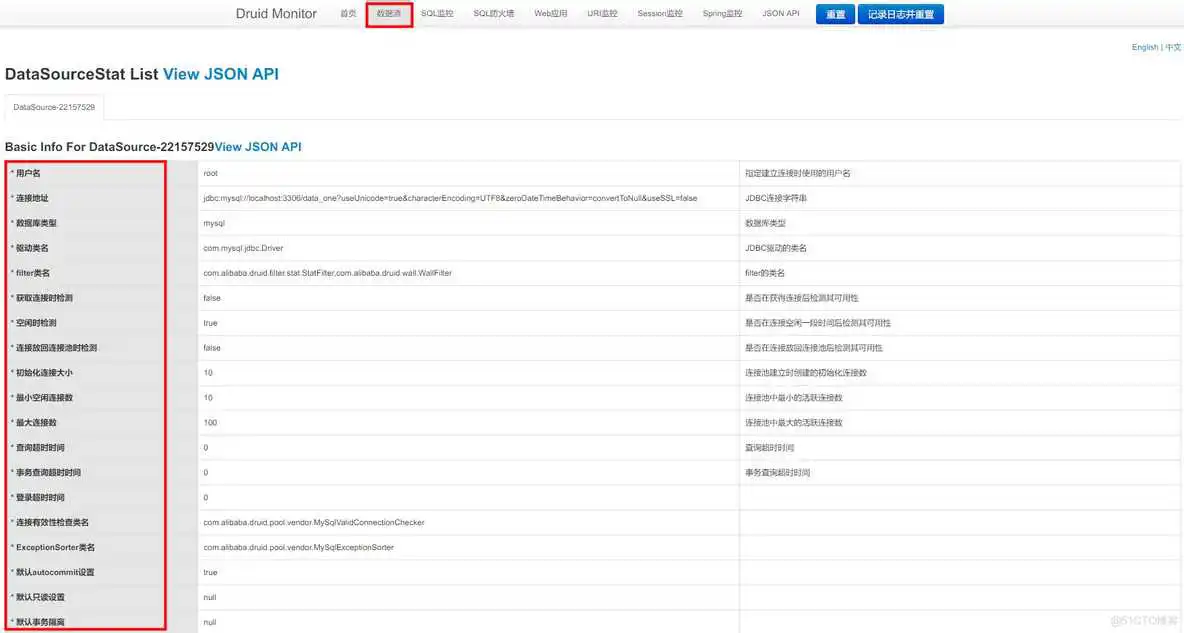 druid monitor监控页面使用 druid监控页面分析_druid monitor监控页面使用_03