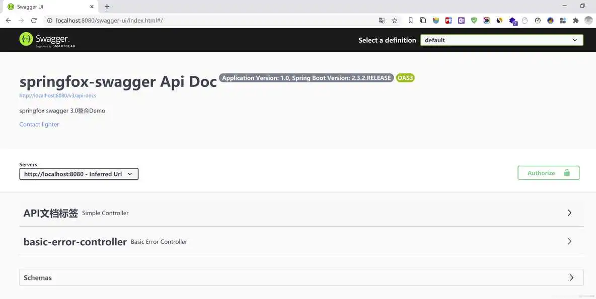 example SpringBoot基于OpenAPI3_ci