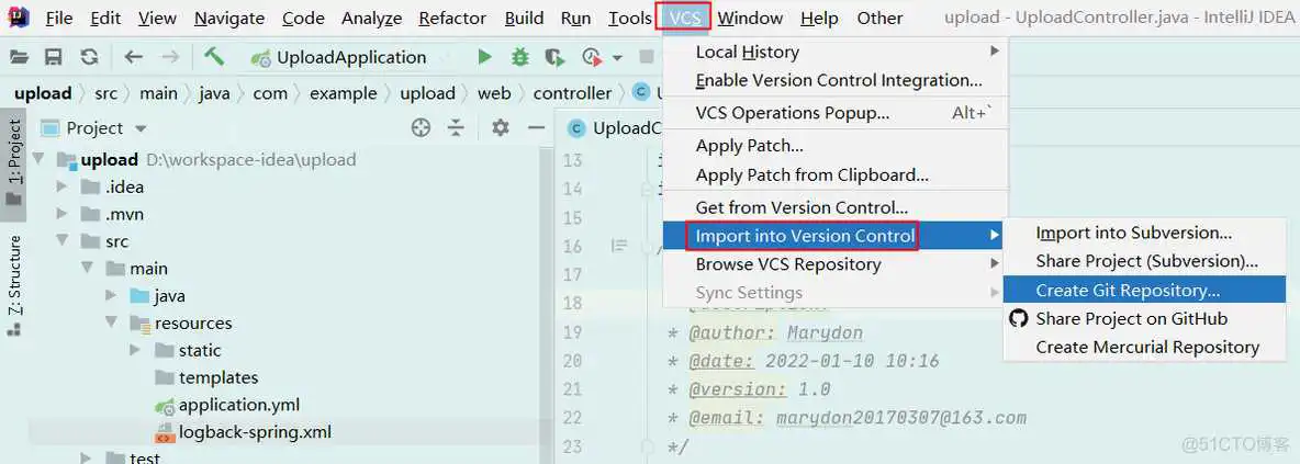idea git基本用法(从git下载、更新、提交代码)_远程仓库_56