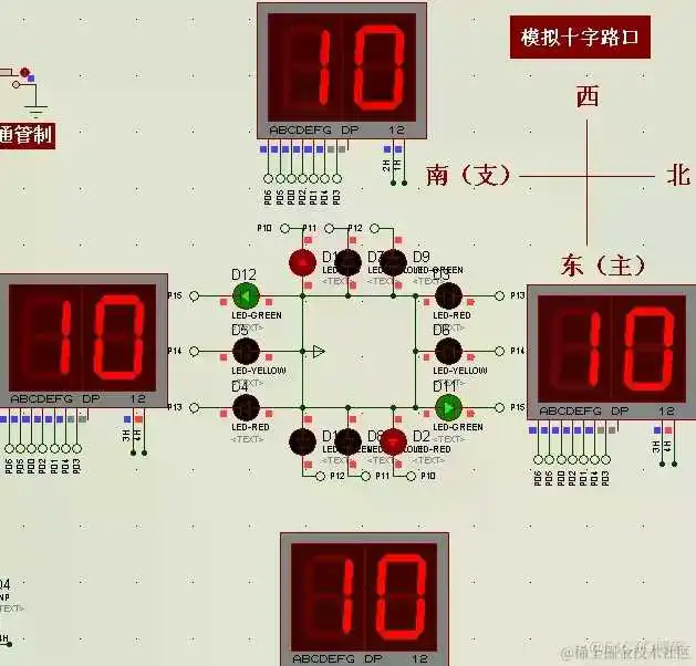 基于51单片机的模拟交通灯控制系统_等待时间_08