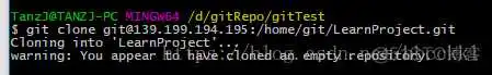 centos git 服务器安装 git本地服务器搭建centos_远程仓库_07