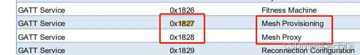 BLE MESH在配网广播<a href='/tag/113'>中的</a>Service UUID：1827与1828_1828