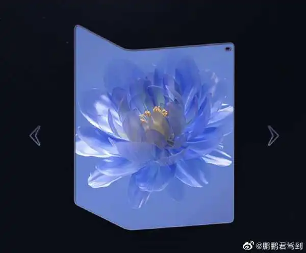 划时代的折叠屏！华为Mate Xs 2屏幕形态首曝：右侧椭圆开孔