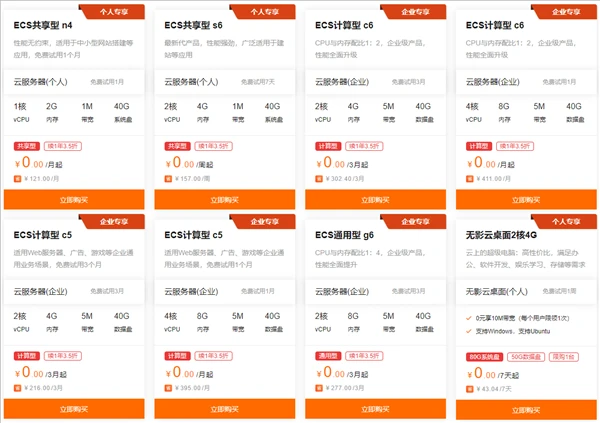 4核+8GB“电脑”免费用 阿里云服务器大促：0成本上云