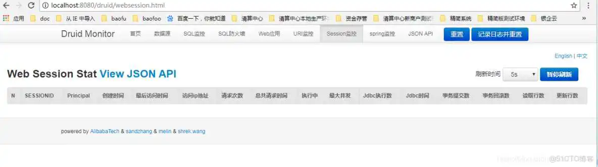druid 监控页面关闭 druid监控页面地址_spring_08