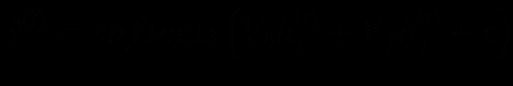 $$ {hat{y}}^{(t)}= softmaxleft({V}_b{h}_b{(t)}+{V}_f{h}_f{(t)}+c
ight) $$
