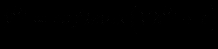 $$ {hat{y}}^{(t)}= softmaxleft(V{h}^{(t)}+c
ight) $$