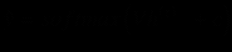 $$ hat{y}= softmaxleft(V{h}^{left(	au 
ight)}kern0.5em +c
ight) $$