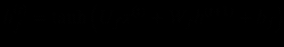 $$ {h}_f{(t)}=mathit{	anh}left({U}_f{x}{(t)}+{W}_f{h}^{left(t+1
ight)}+{b}_f
ight) $$