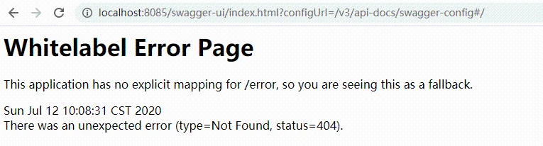访问swagger-ui.html报404