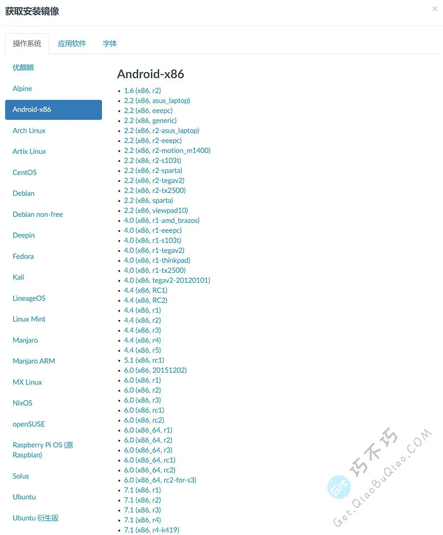 下载最新发行版本Linux、CentOS、Fedora、Ubuntu、Deepin、Debian、Androidx86、优麒麟等系统ISO镜像-第3张-Get巧不巧 下载最新发行版本Linux、CentOS、Fedora、Ubuntu、Deepin、Debian、Androidx86、优麒麟等系统ISO镜像-第3张-Get巧不巧