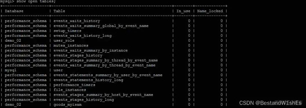 MySQL查看数据库表是否锁表 mysql查看哪个表锁了_MySQL查看数据库表是否锁表_12