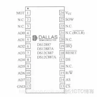 STC51入门笔记(郭天祥C语言)---第十一节：使用DS12C887时钟芯片设计高精度时钟_寄存器
