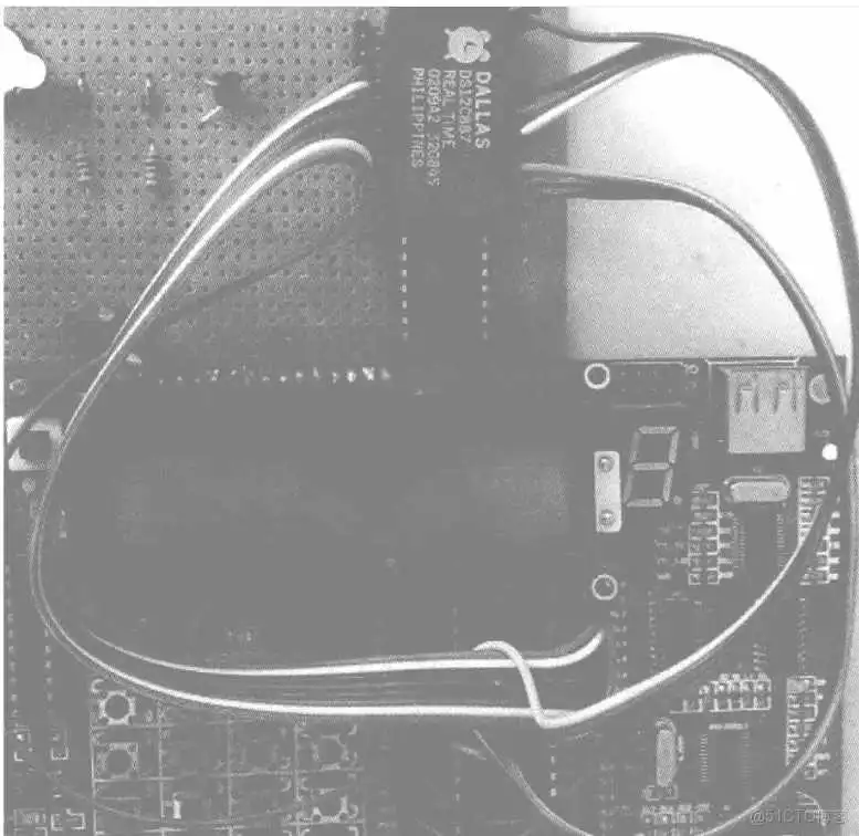 STC51入门笔记(郭天祥C语言)---第十一节:使用DS12C887时钟芯片设计高精度时钟_DS12C887_09