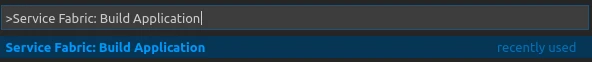 VS Code 中的“生成应用程序”命令