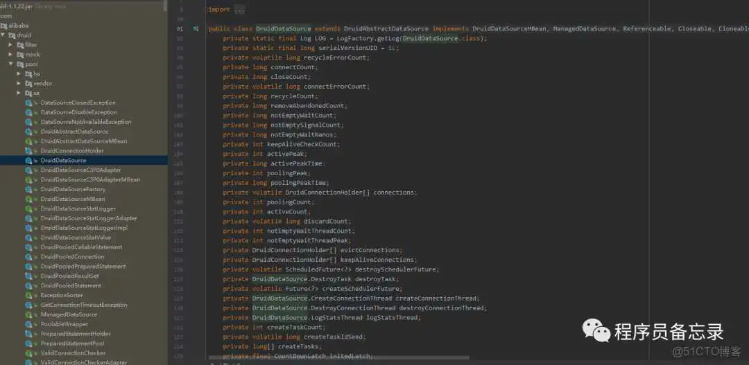 druid数据连接池连接hive druid连接池卡住_数据库_03