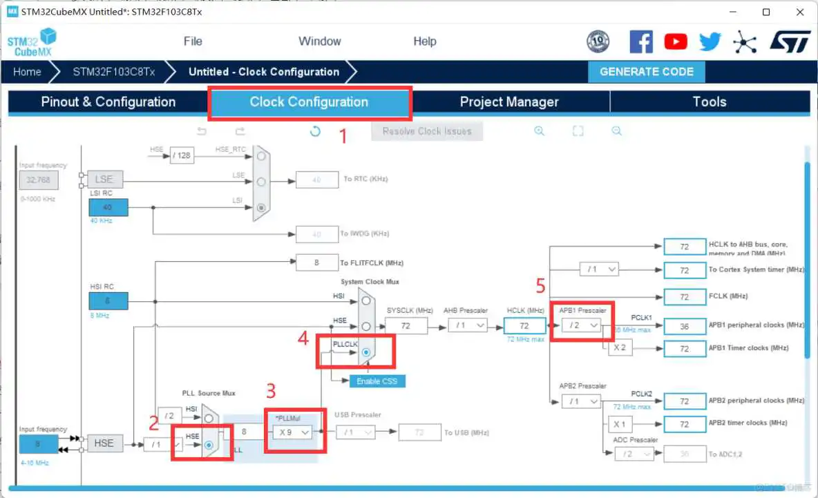 STM32Cubemx串口奇校验_stm32_07