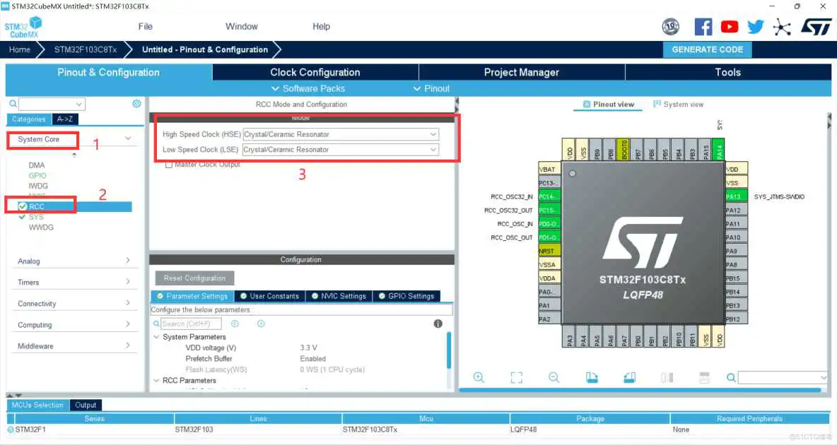 STM32Cubemx串口奇校验_STM32Cubemx串口奇校验_06