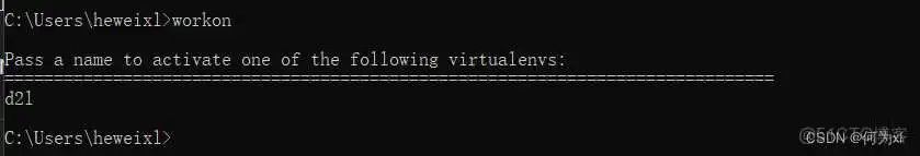 在这里插入图片描述 python 清理虚拟环境 删除cmd中python虚拟环境_虚拟环境_11