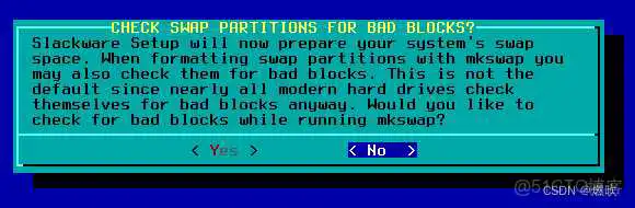 是否检查块块 WinPE启动盘镜像 光盘_Slackware 安装图解_71