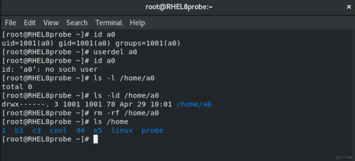 RHEL8用户身份与文件权限-Linux就这么学5_用户组_10