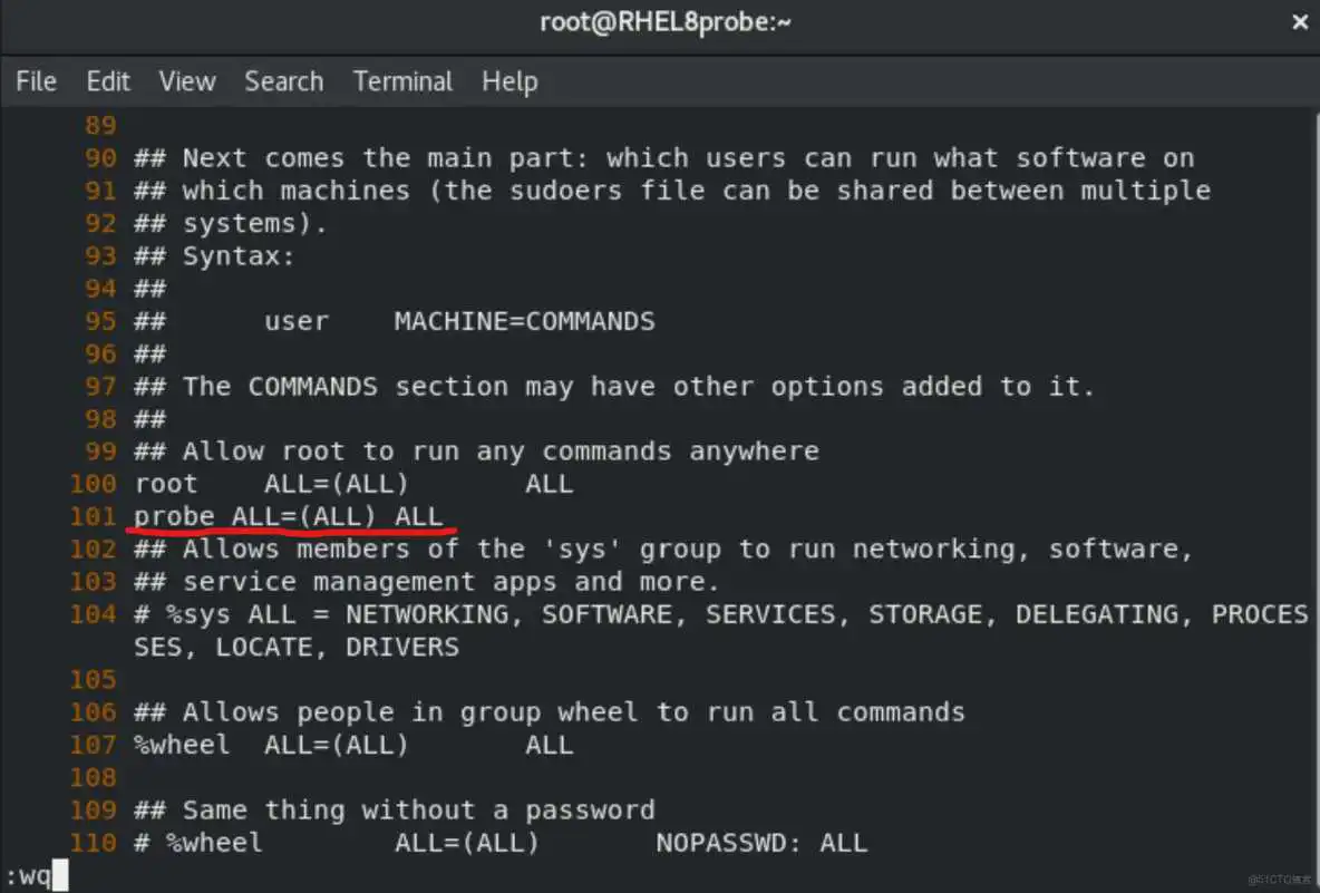 RHEL8用户身份与文件权限-Linux就这么学5_用户组_33