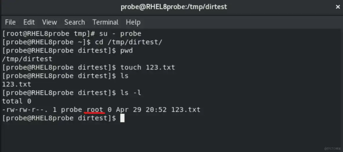 RHEL8用户身份与文件权限-Linux就这么学5_文件名_17