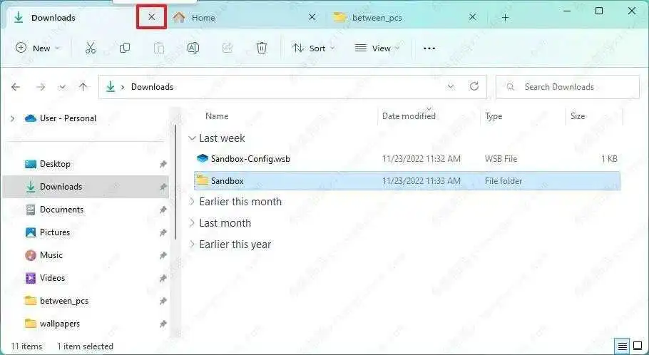 如何在Windows 11的文件资源管理器上使用选项卡？
