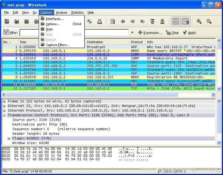 史上最全wireshark使用教程，8万字整理总结，建议先收藏再耐心研读_wireshark_10