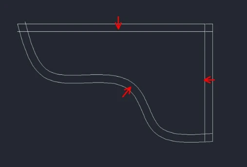 如何用CAD绘制出异形水池平面图