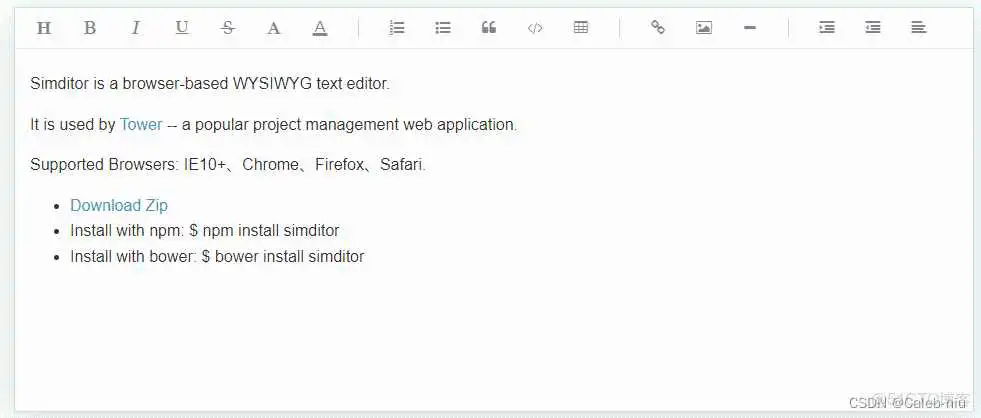 前端必备14款业界受欢迎的富文本编辑器_javascript_08
