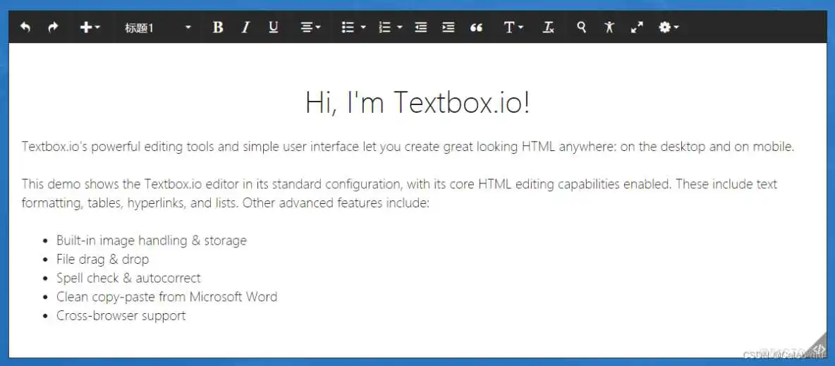 前端必备14款业界受欢迎的富文本编辑器_javascript_05