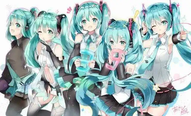 1663208055205046.jpg 初音的头发为什么越来越蓝 初音未来是蓝发还是绿发
