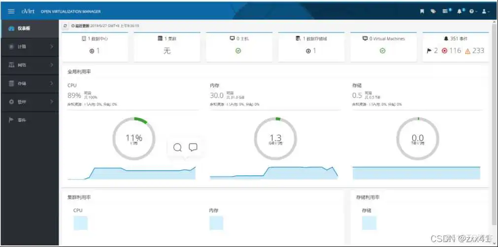 用oVirt搭建的虚拟化桌面系统后创建20个节点每个节点分配8G内存需要多大内存才够 ovirt安装部署_运维_02