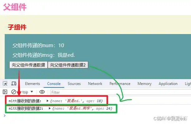 # vue3 组件之间传值_自定义事件_13