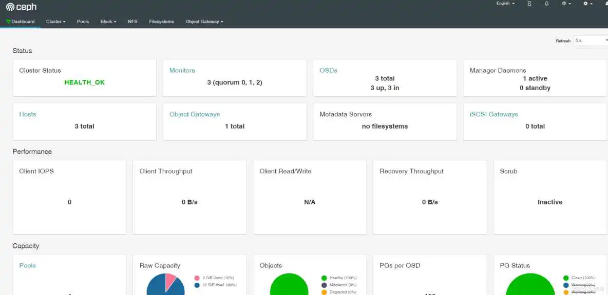 Ceph集群部署与Dashboard管理_集群_12